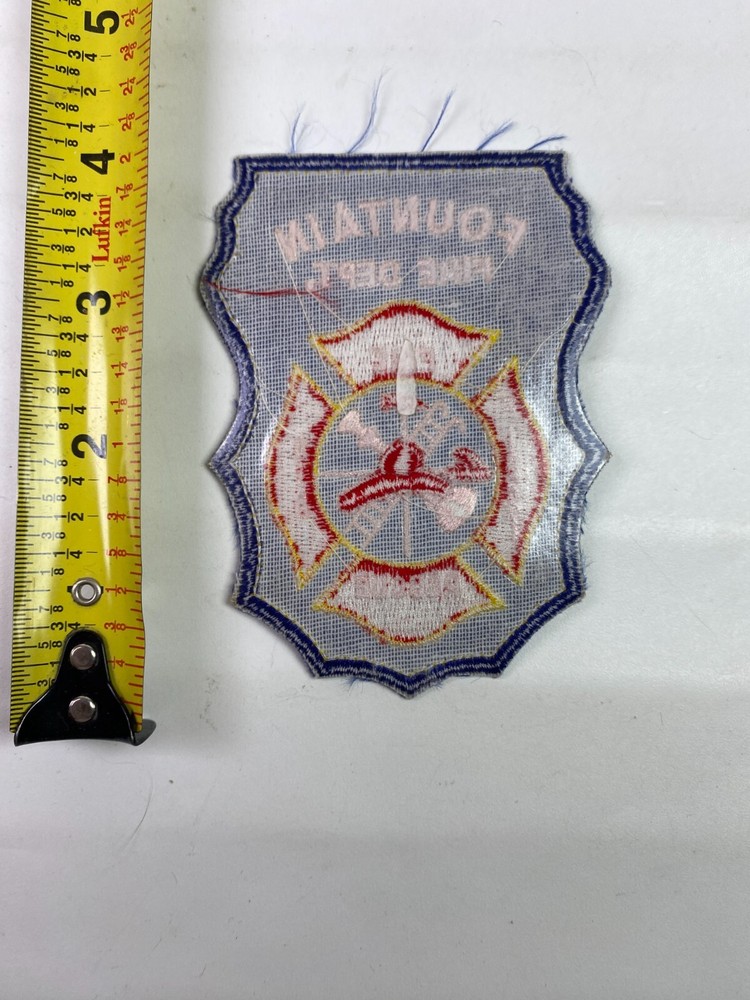 Fountain Fire Rescue First Aid Colorado CO Patch S8