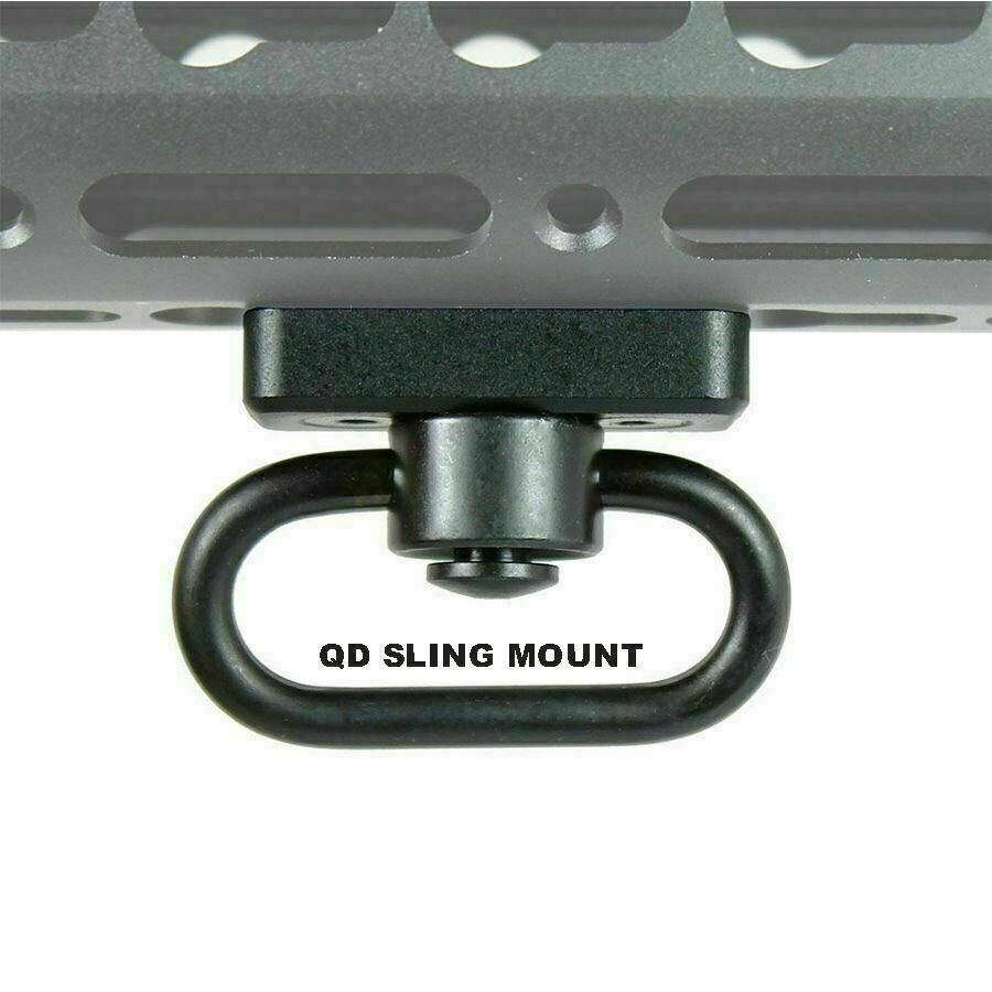 2 kit M-LOK MLOK Quick Release Sling Mount Push Button QD Sling Swivel Adaptor