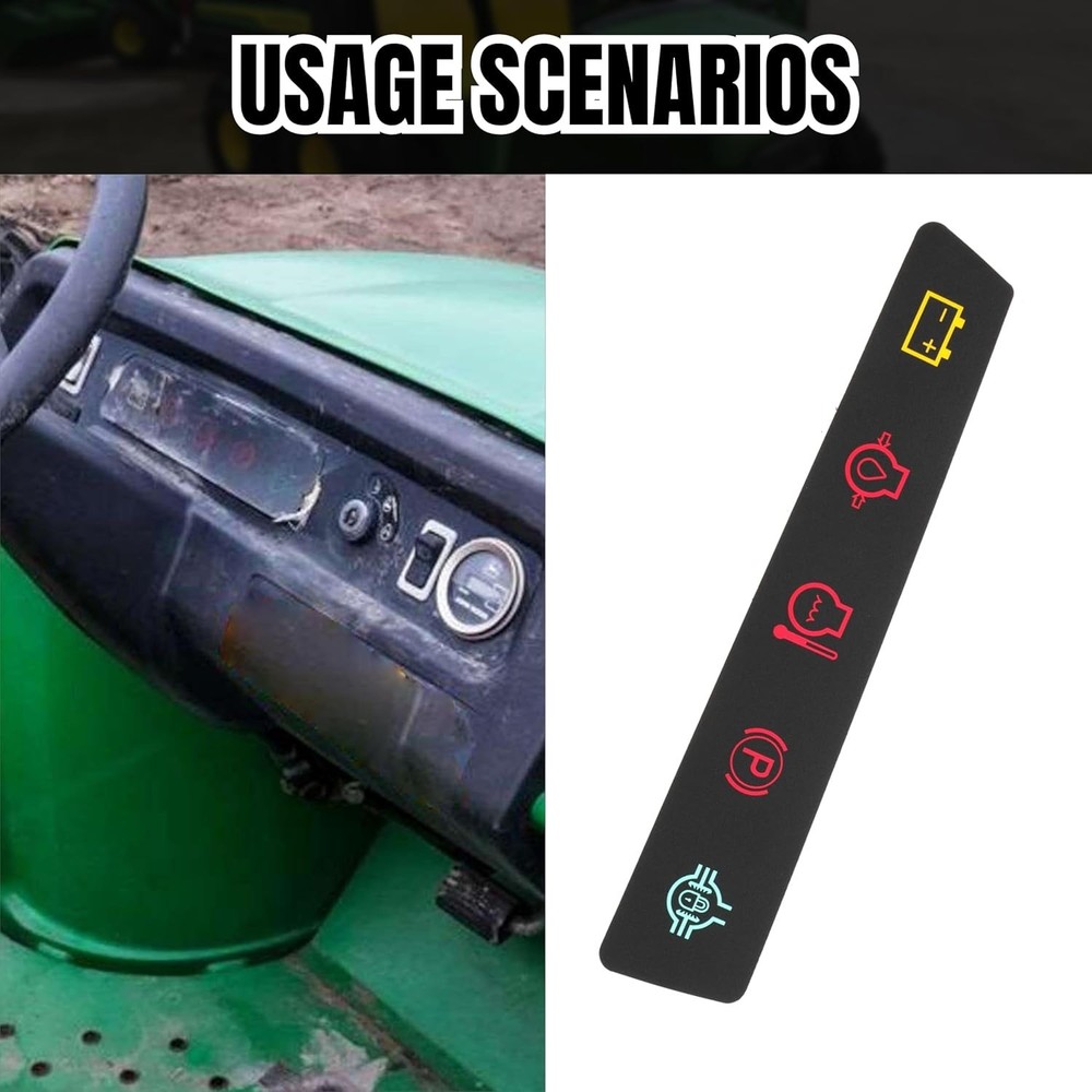 M117670 Dash Panel Decal/Instrument Panel Indicator Label For John Deere 4X2 6X4