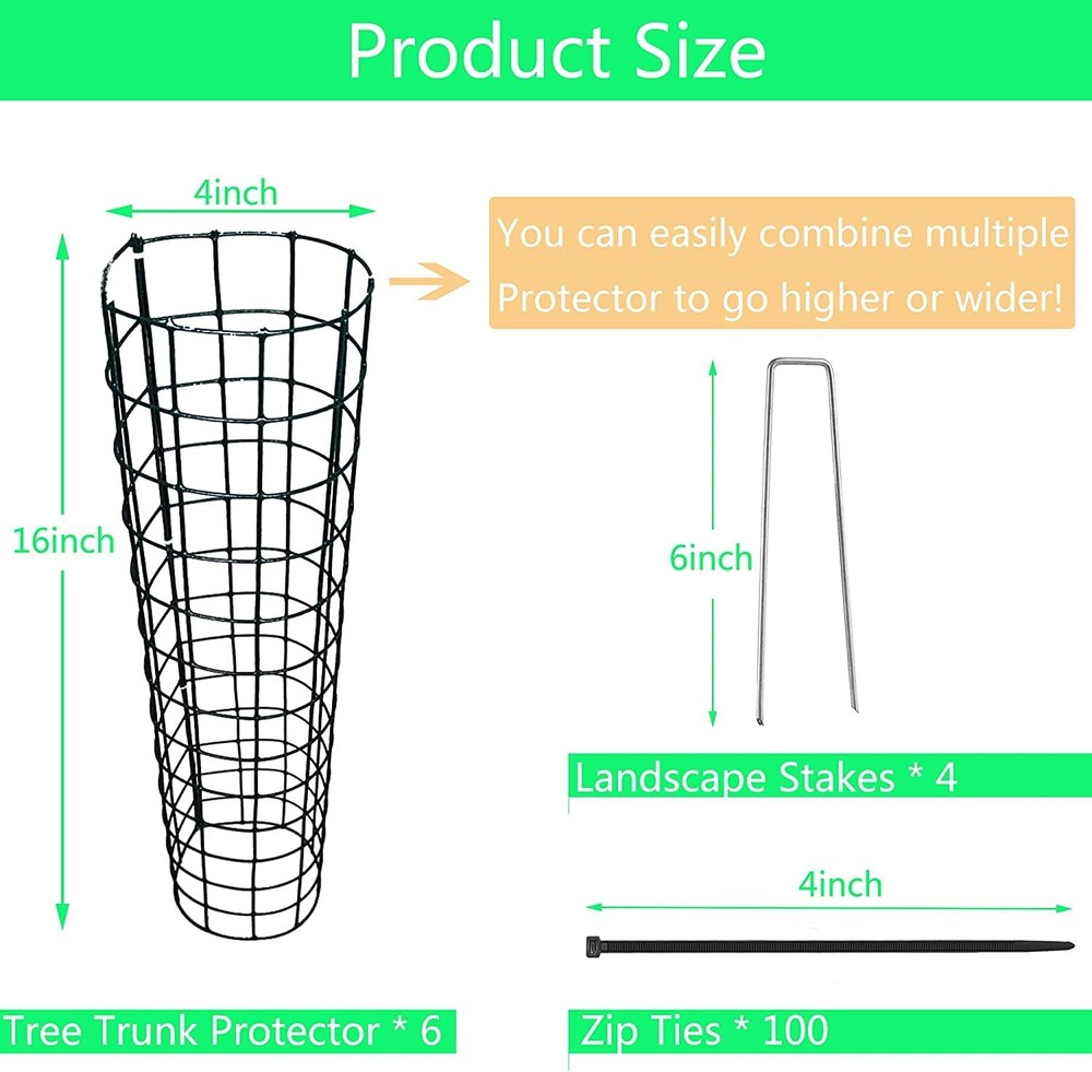 Andwarmth Tree Protectors-Tree Protectors from Deer,Tree Trunk Protector with...
