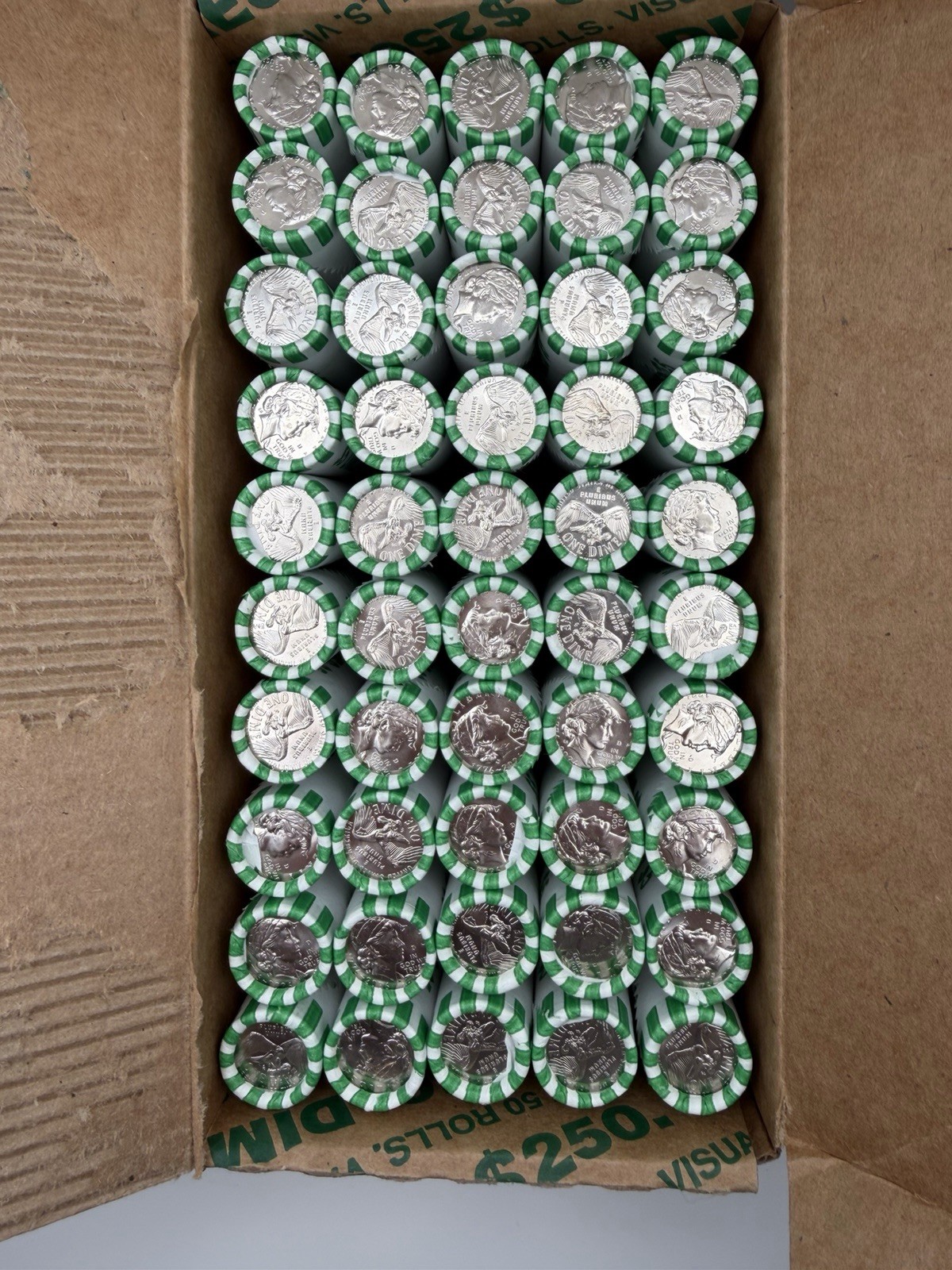 2026 D Denver SemiQ Uncirculated Dime $5 Roll 50 Coins - IN HAND