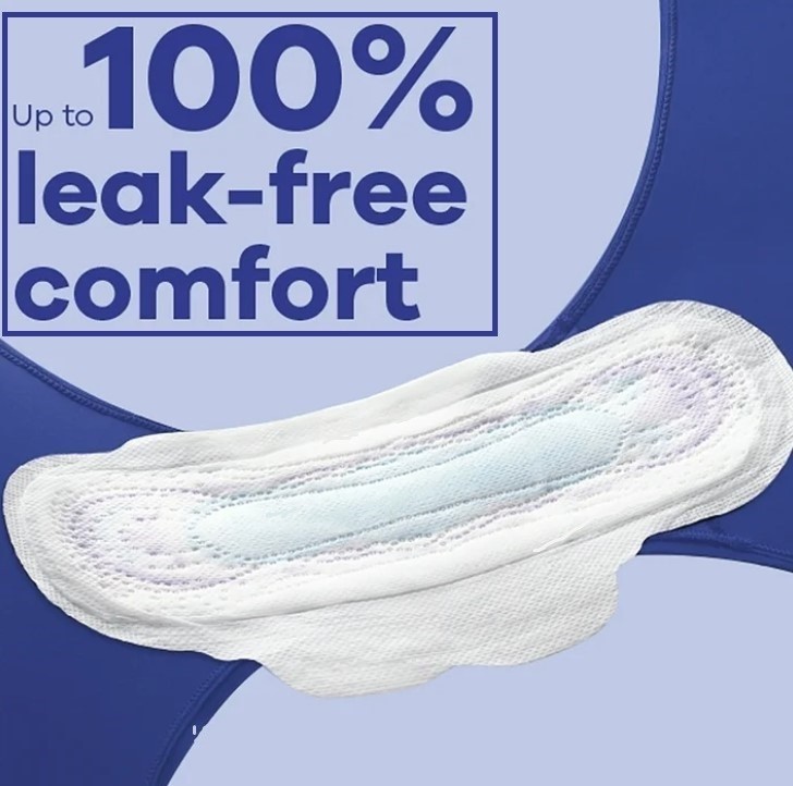 Always Ultra Thin Pads with Wings, Regular Absorbency, Unscented, 46 Count Pack