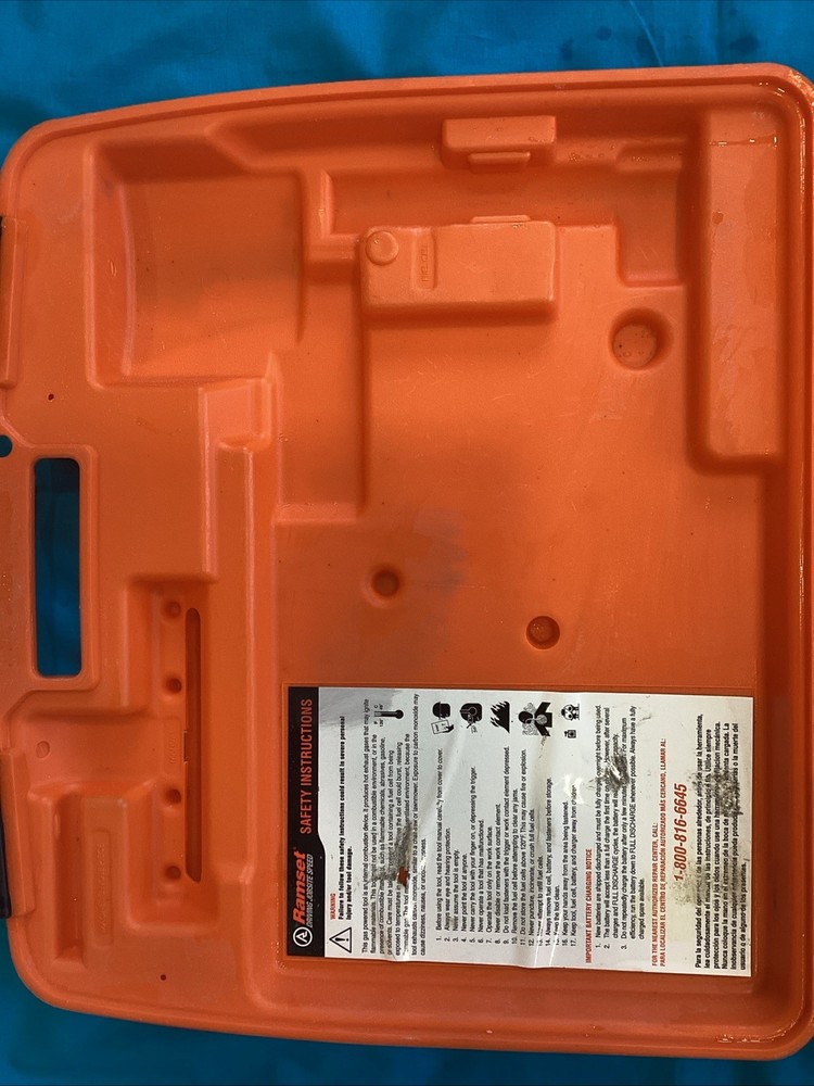 CASE ONLY For Ramset TF1200 Tool System Used