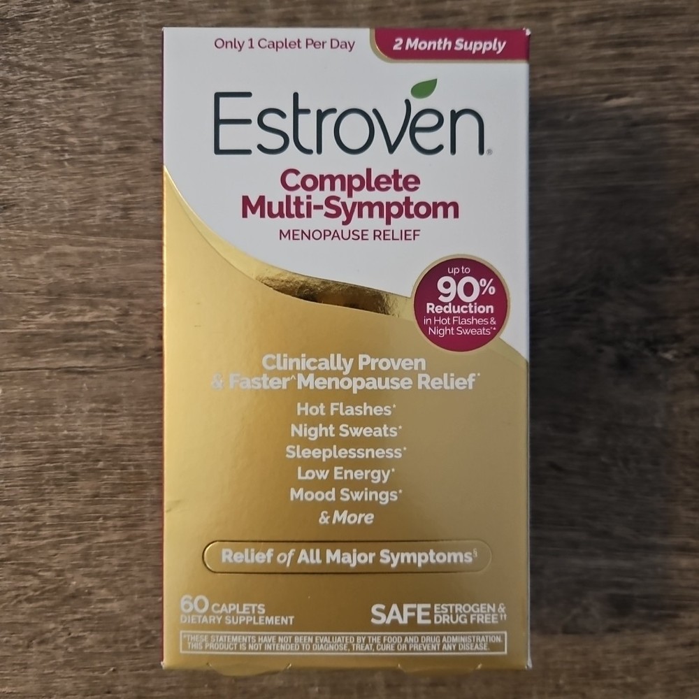 Estroven Complete Multi Symptom Menopause Relief 60 Caplets Exp 2027+