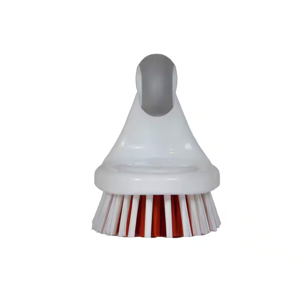 Scrub Brush 6 In. Iron Handle 1-Pack