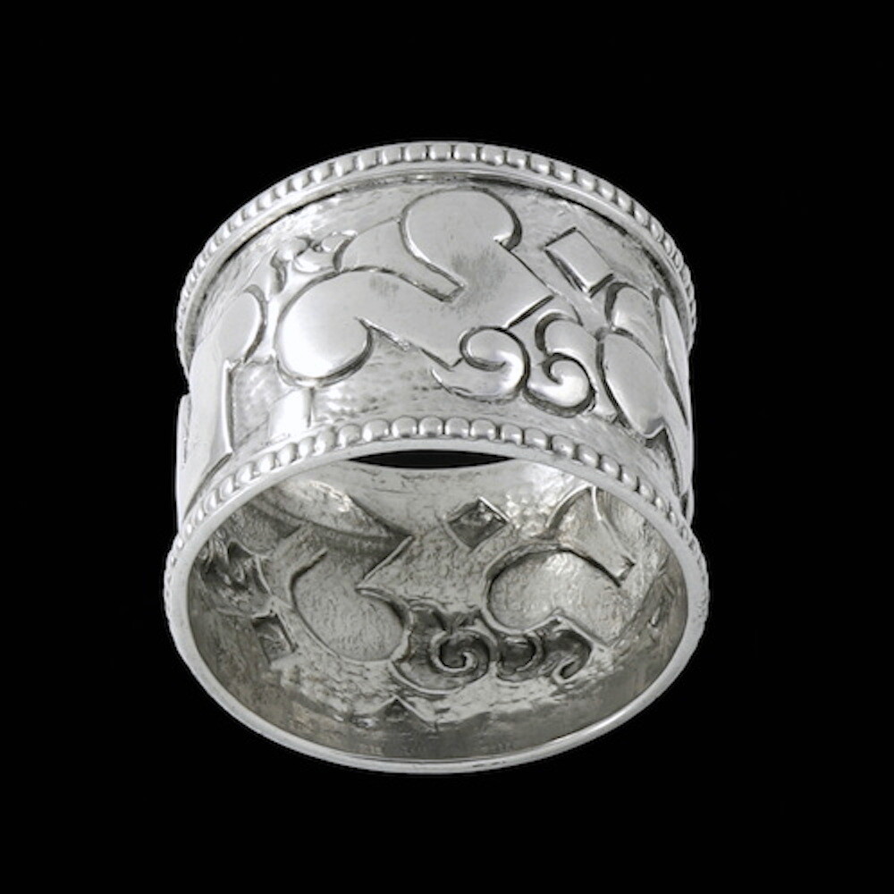 Thorvald Bindesbøll (1846-1908). Silver Napkin Ring.
