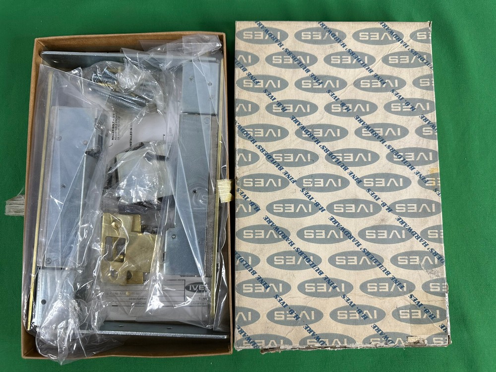 H.B. IVES Self Latching Flush Bolt Solid Brass PR356 B3 w/ Bright Brass Finish