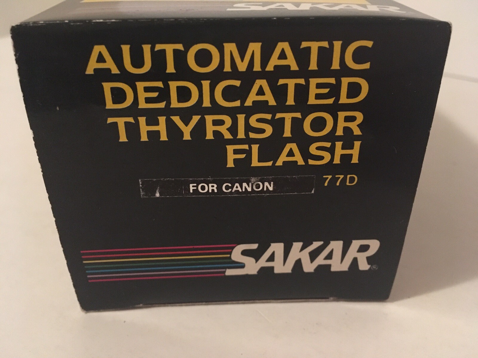 New Sakar Automatic Dedicated Thyristor Flash 77D Original Box Paperwork