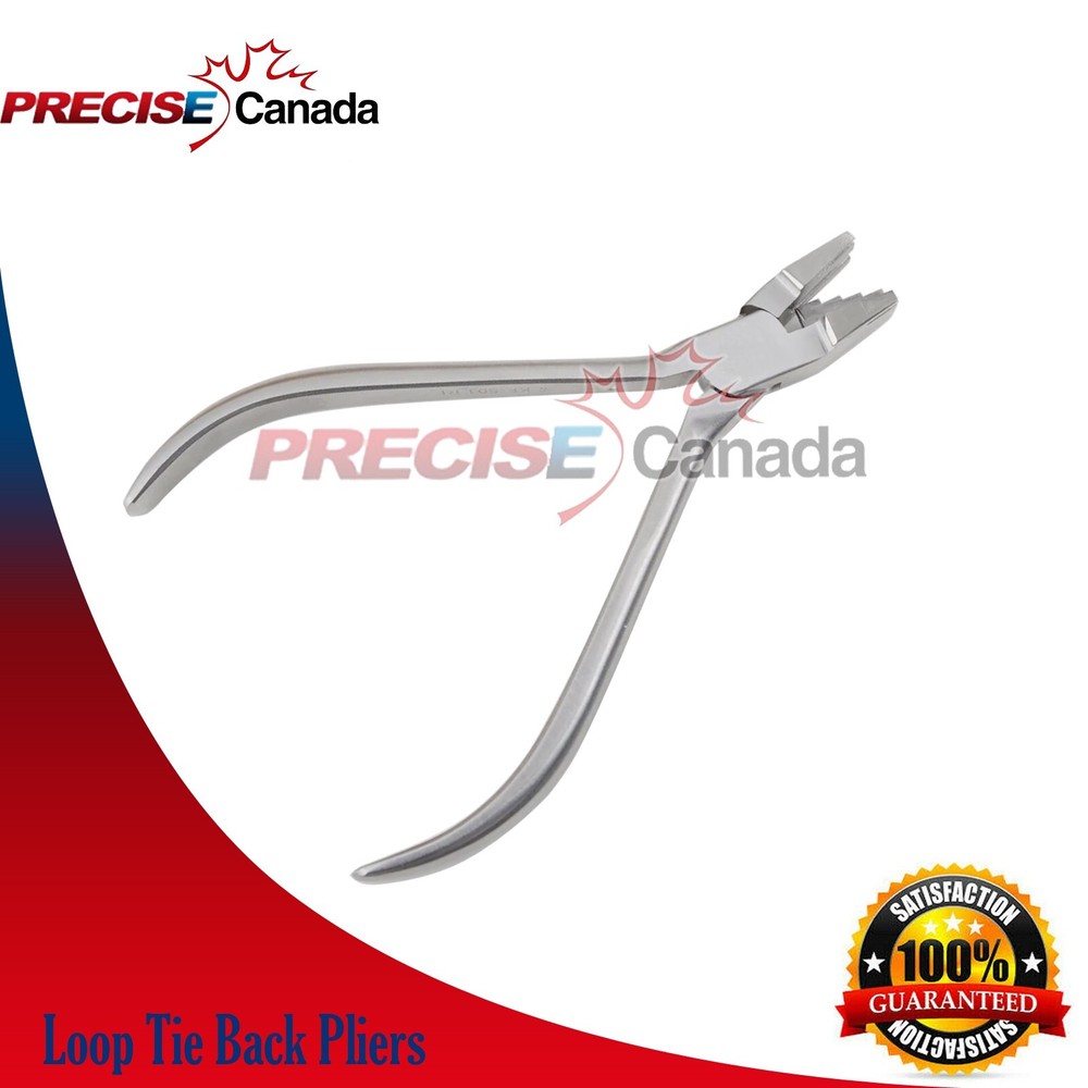 PRECISE CANADA Loop Tie Back Pliers Orthodontic Surgical Dental Instruments