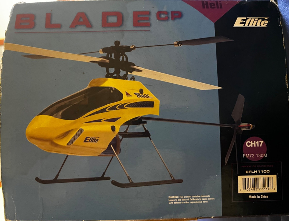 Remote Control RC E-Flite Blade CP Helicopter RTF Ready-To-Fly Heli