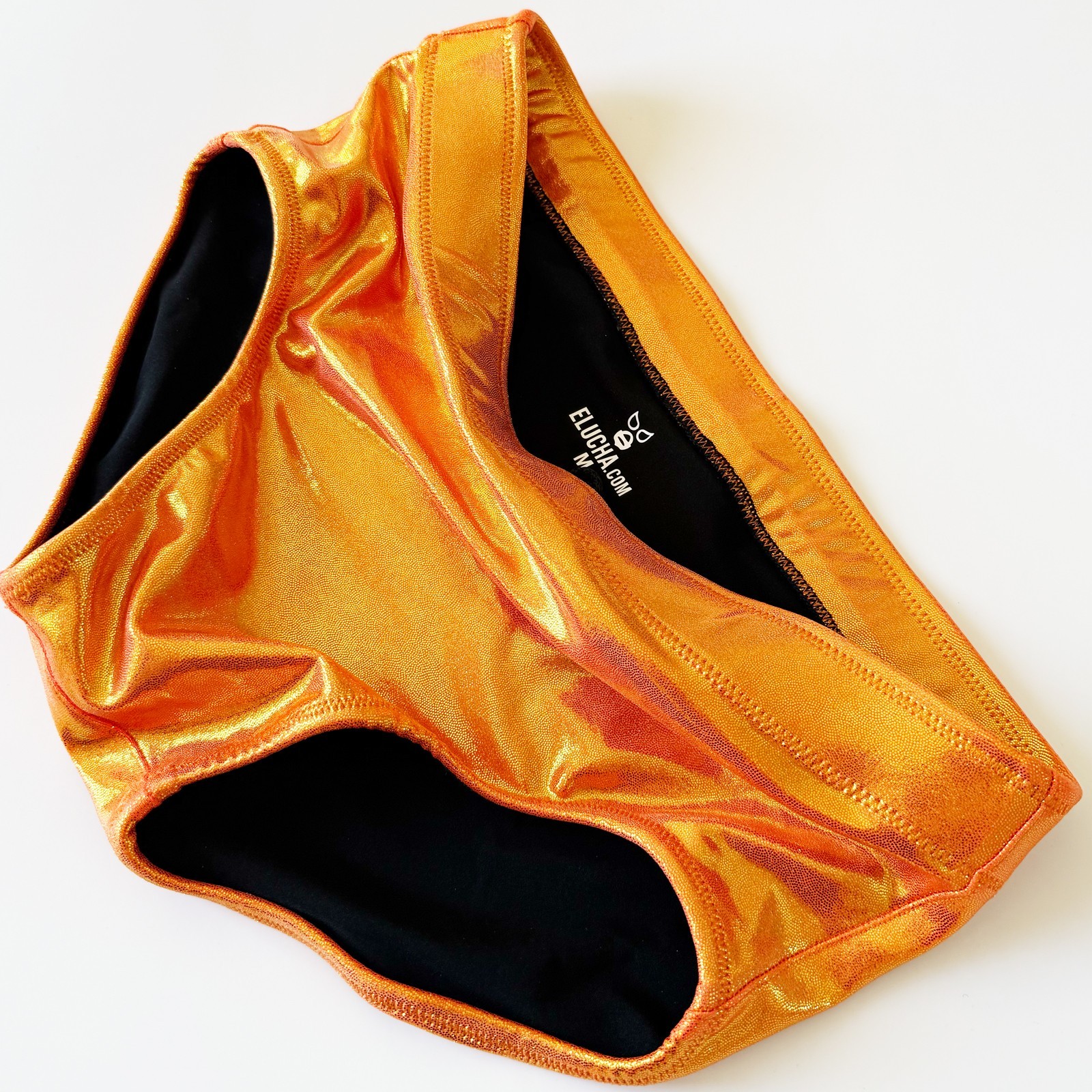 Pro Grade Wrestling Solid Metal Chrome Wrestling trunks tights gear s/m/l/xl