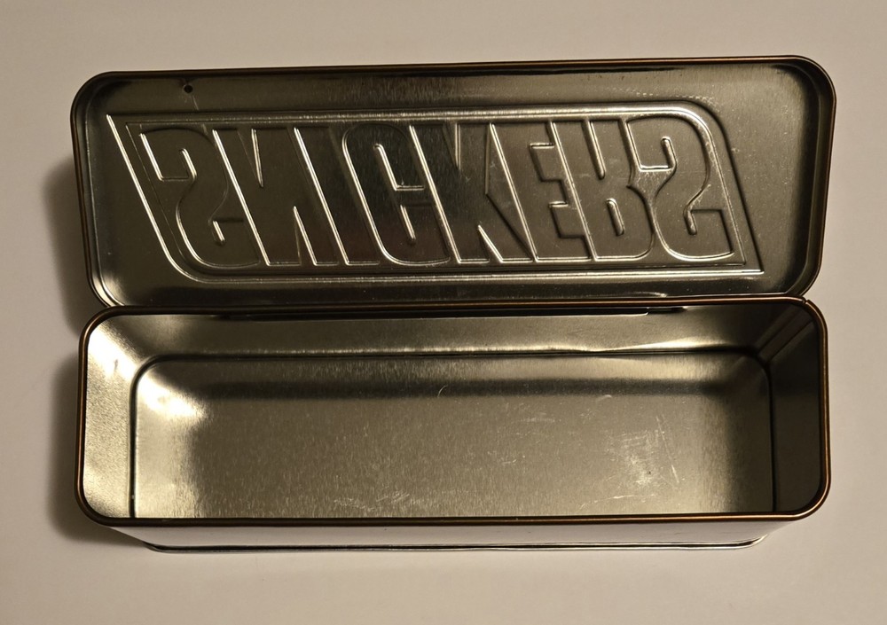 Snickers Tin Container Stash Box Storage Empty
