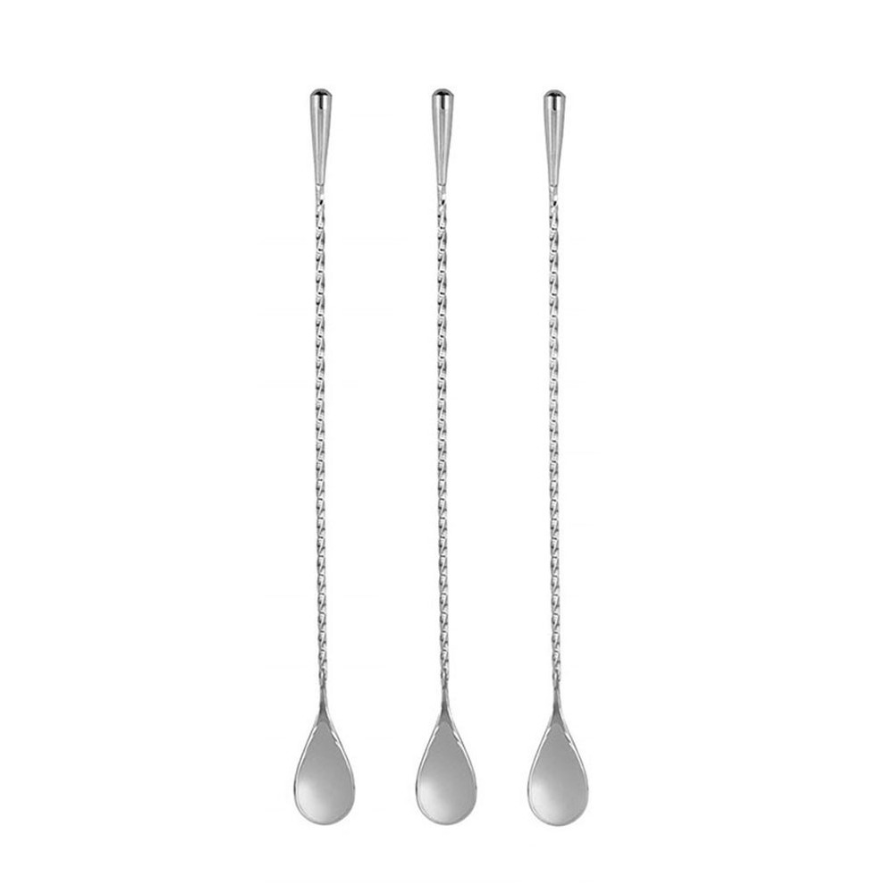2pcs Long Handle Mixing Spoons for Bar and Home Use