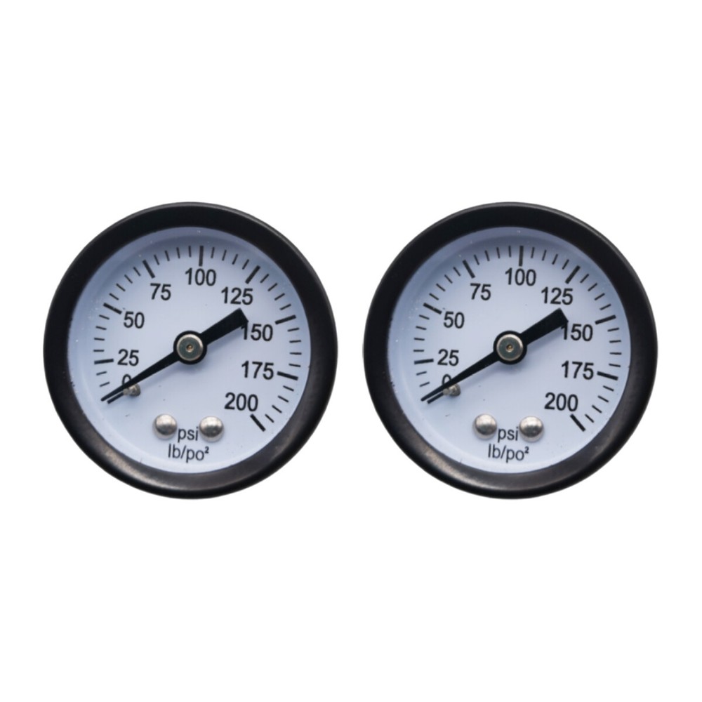 2 pcs Air Compressor Pressure Gauges fit Devilbiss IRC350E20AD