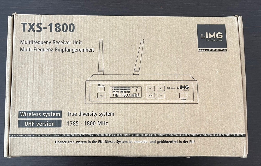 Monacor IMG STAGELINE TXS-1800 Multi-Frequency 1.8GHz