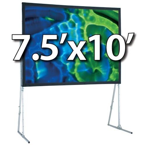 DRAPER 241096 - UFS 7.5'x10' COMPLETE SCREEN SYSTEM - REAR PROJECTION - HD-LEGS