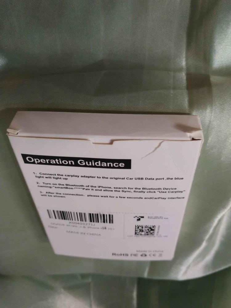 Wireless CarPlay Dongle Adapter for iPhone iOS 10+ Plug & Play EZUISVE