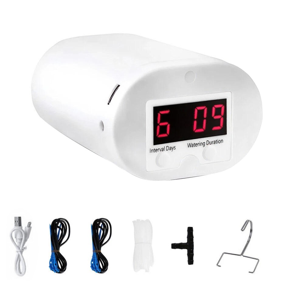 Automatic Plant Waterer for Balcony with Three-Way Head and Multiple Outlets