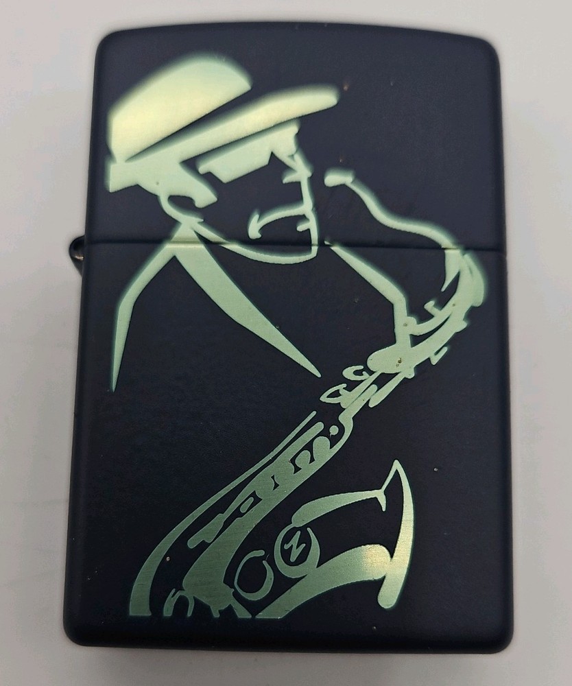 Zippo Lighter Jazz Saz Player Commemorative