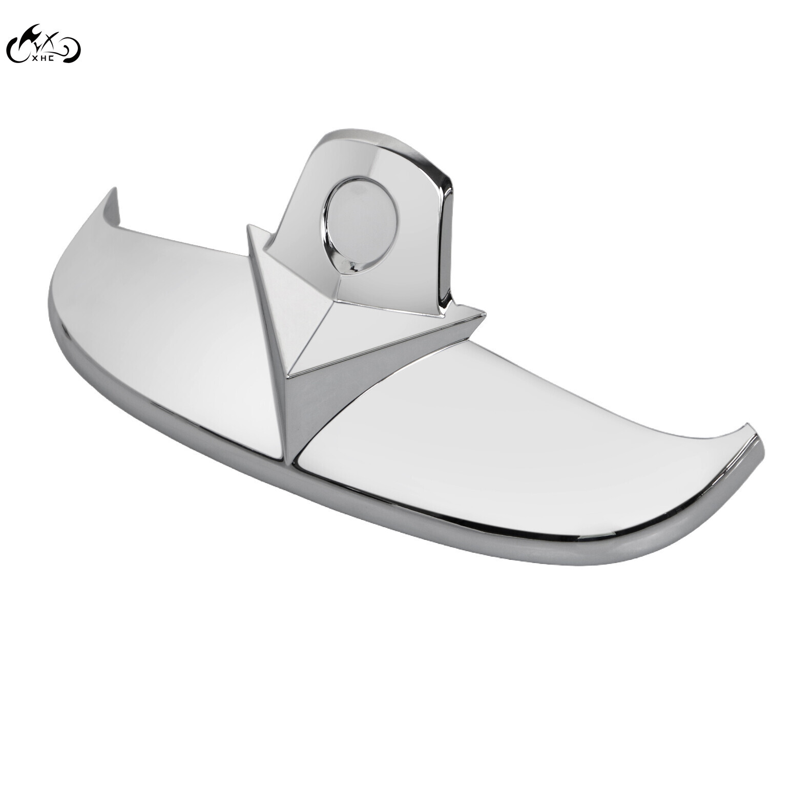 Chrome Front & Rear Fender Tip Mudguard Trim For Harley Heritage Springer FLSTS