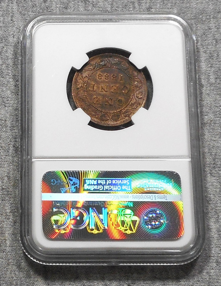 Nice 1888 Canada Large Cent Graded MS 61 BN By NGC