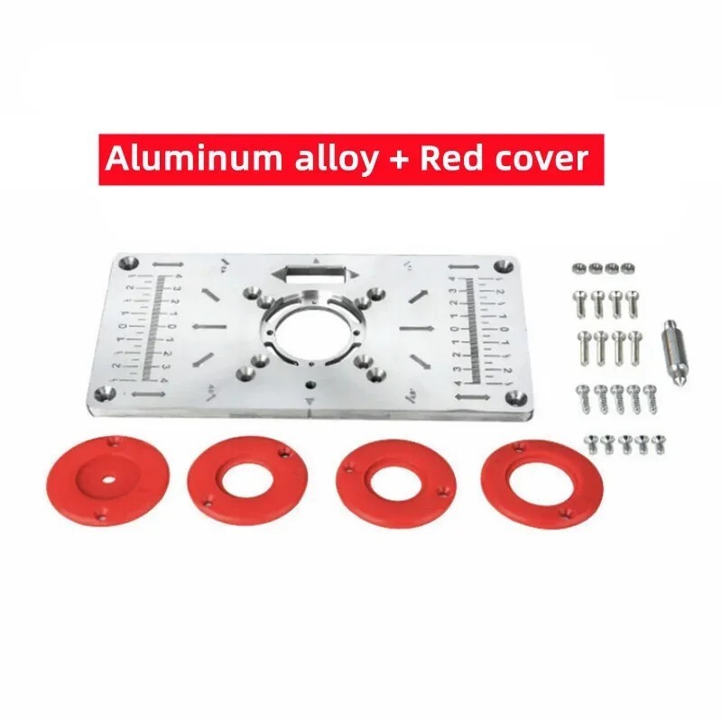 Aluminium Router Table Insert Plate Table For Woodworking Benches Router New [