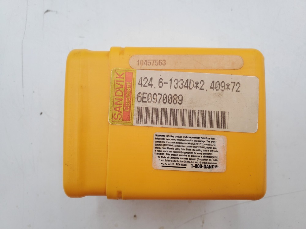 NEW Sandvik 424.6-1334D*2.409* 72