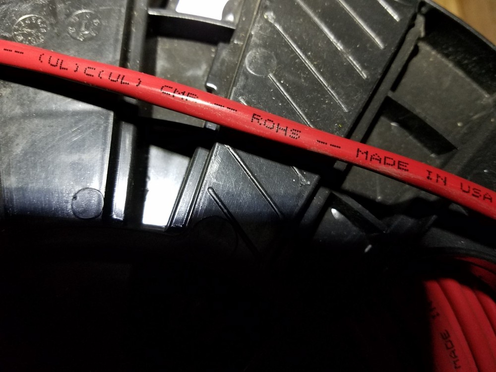 Carol E1514S 16/4C Solid Riser Fire Alarm/Security Cable Wire FPLR Red /100ft