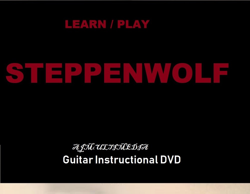 Custom Guitar Lessons, Learn Steppenwolf - DVD Video