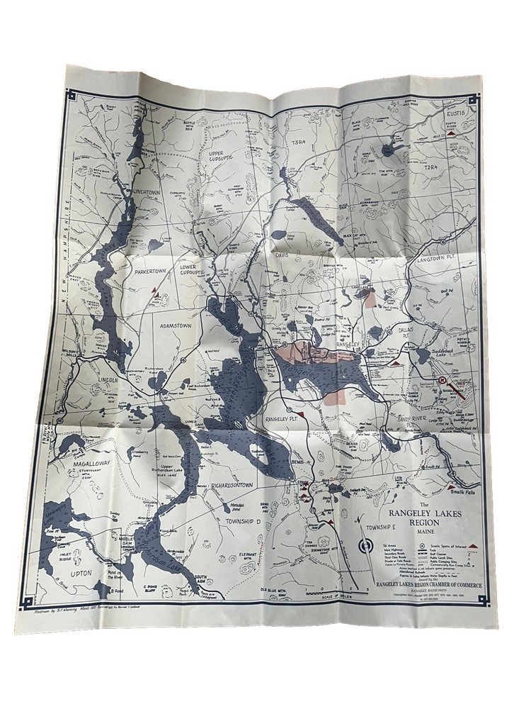 Maine's Rangeley Lakes Map and Information