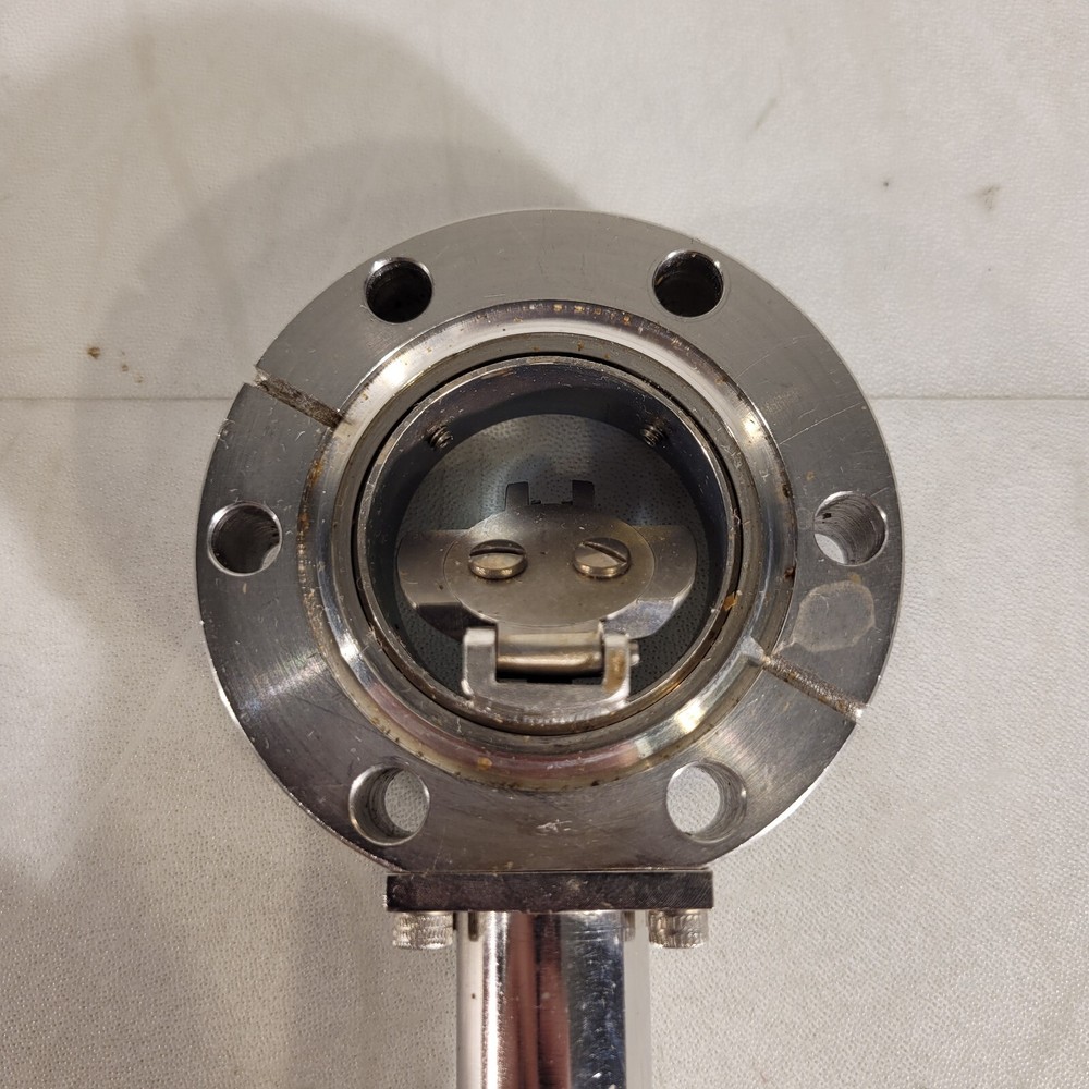 Varian 2.75" DN35CF Conflat Flange Manual Window Actuator Valve Component