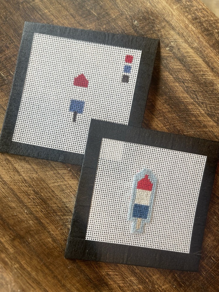 Mini Needlepoint Kit - Firecracker Pop