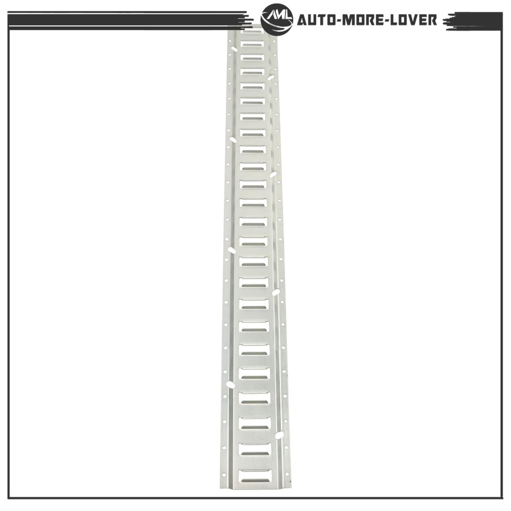 Galvanized E Track Tie Down Rail Kit 4' (6 Pack) for Garages Vans Trailers
