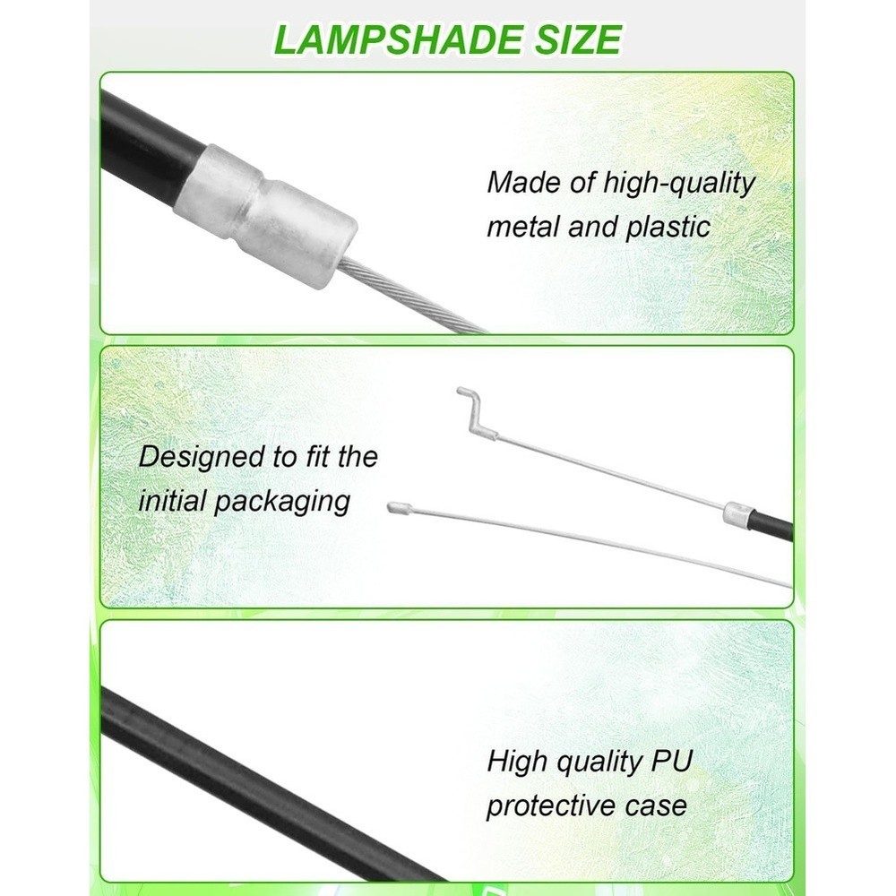 FS85 Control Cable D Loop Handle Cable For Equipment Repair Coated Section 27 Cm