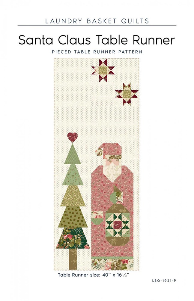 Santa Claus Table Runner Pattern by Edyta Sitar