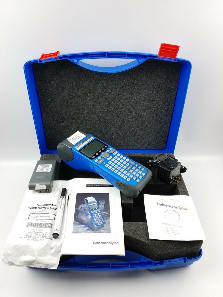 Hellermann Tyton HT2100 Handheld Portable Printer with Case