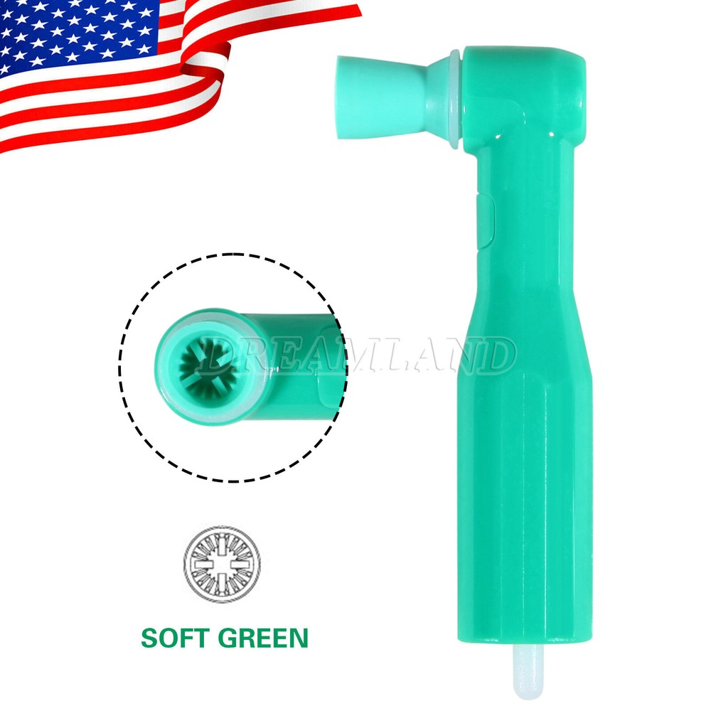 DISPOSABLE PROPHY ANGLES 500 SOFT CUP Green