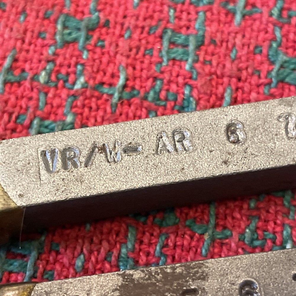 3/8 lathe tool Bits Carbide Tip NOS 2pc