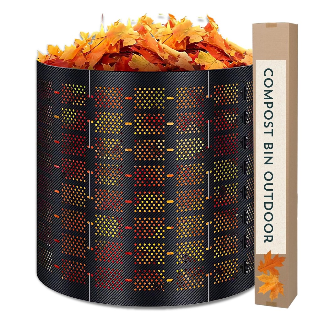 Compost Bins Outdoor Compost Bin Outdoor Composter Easy Assembling Large Capa...