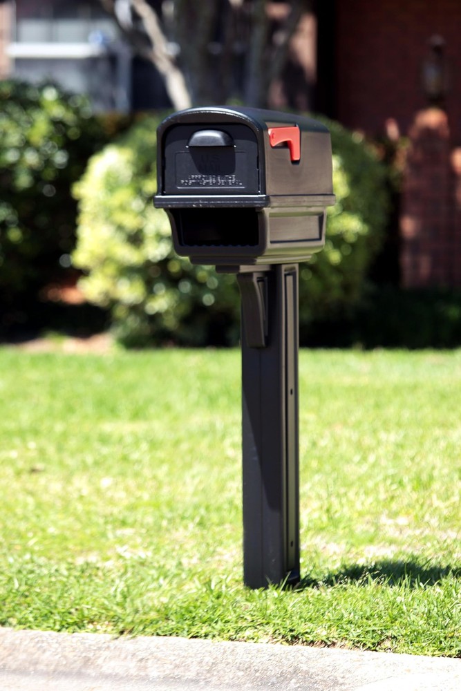 Gentry Plastic, Dual Access, Mailbox and Large, Black