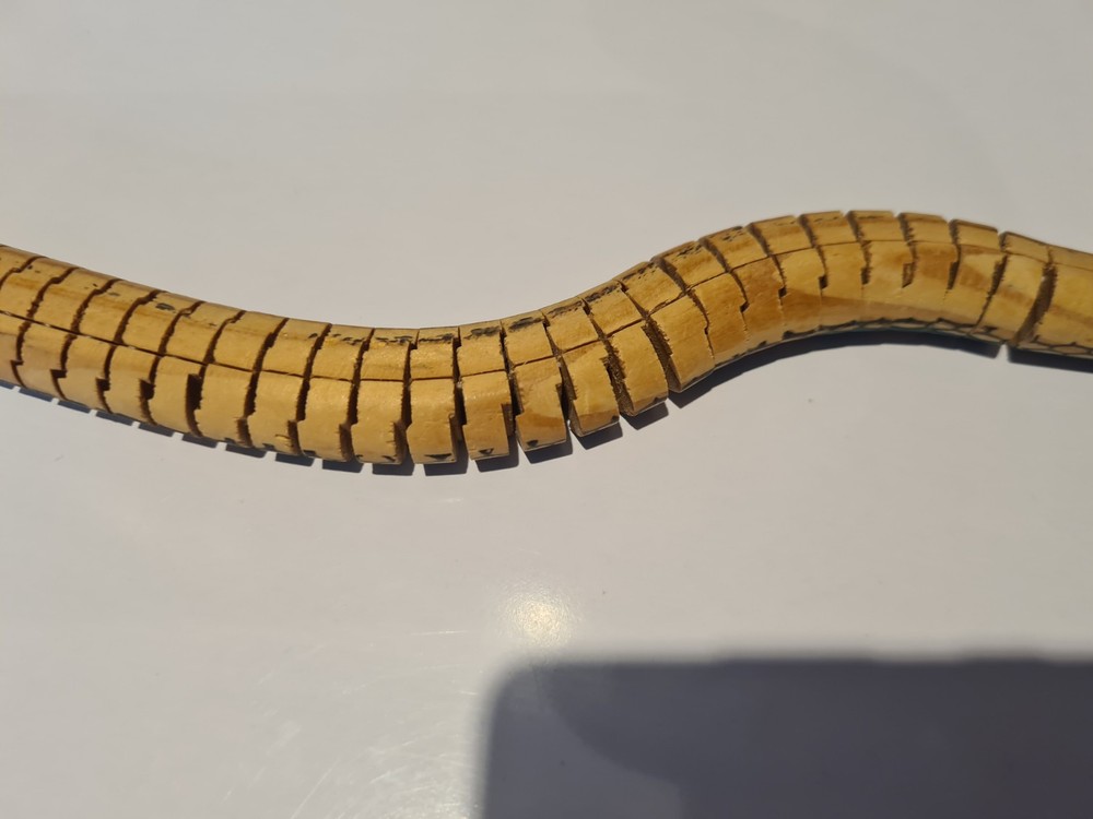 wooden snake toy