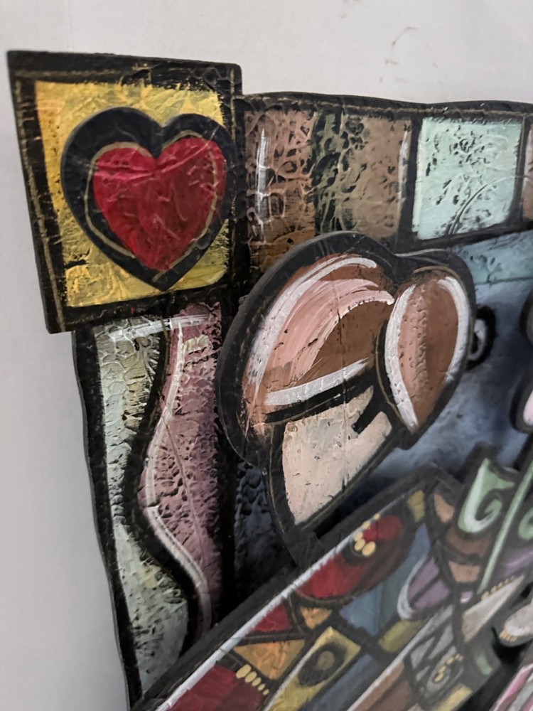 Eric Waugh - Mixed Media on board