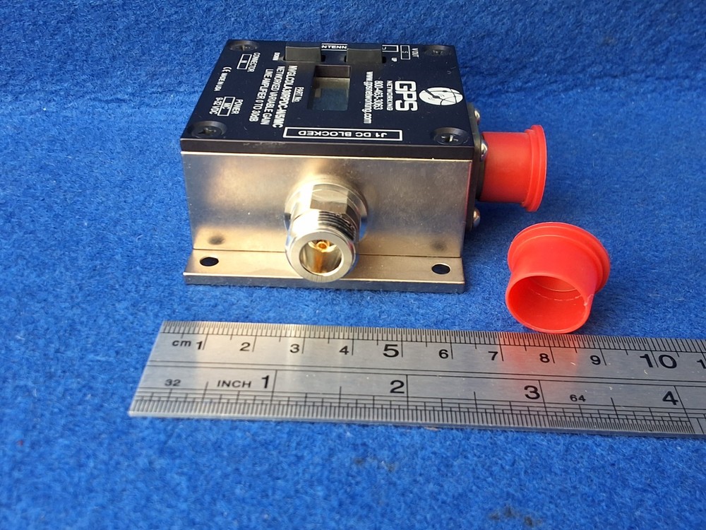 GPS Networking NVGLCDLA30PRDC-N/5/MC Networked Variable Gain Amplifier 0-30dB.