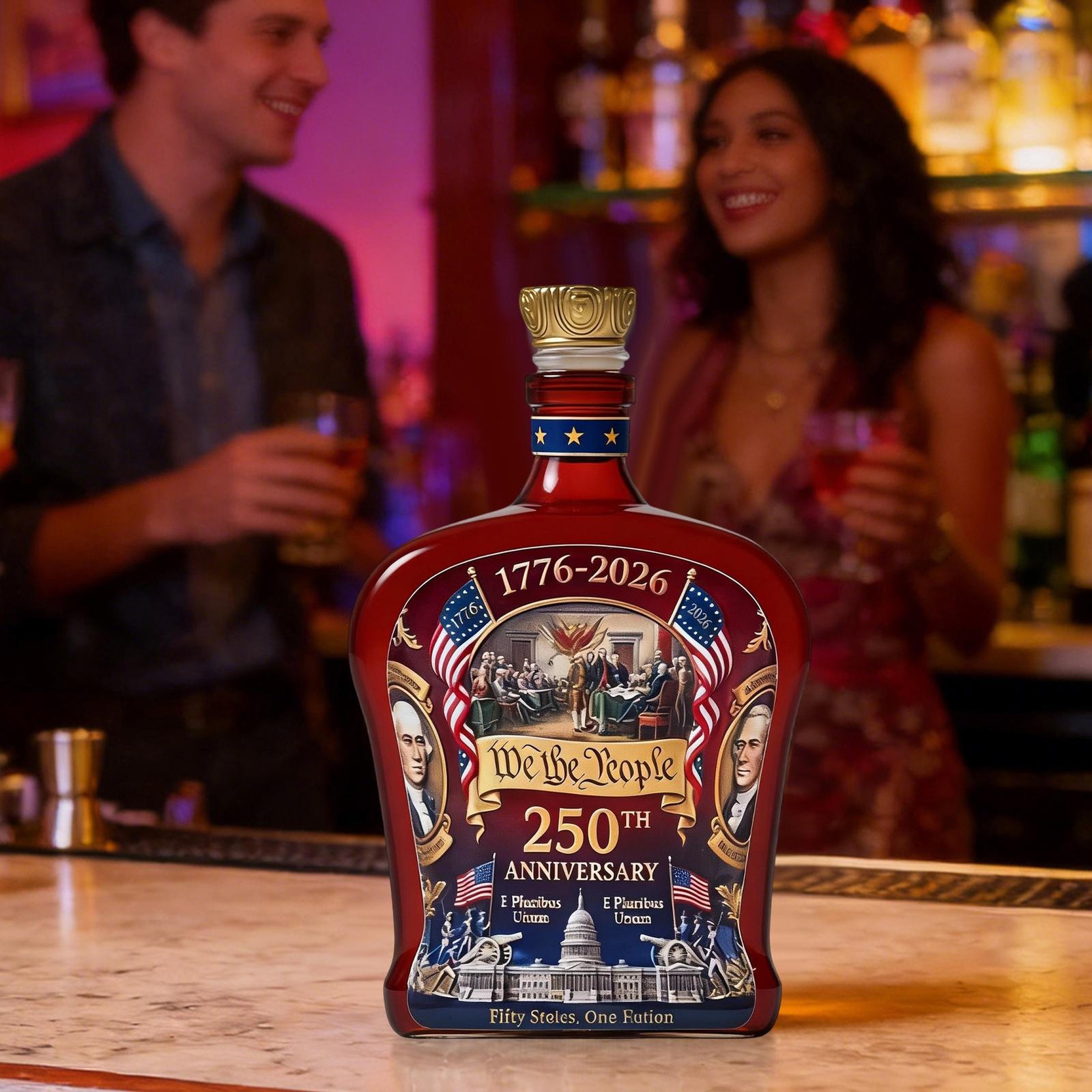 Whiskey Bottle America Us 250Th Anniversary We The People 2026 Whiskey Bottle