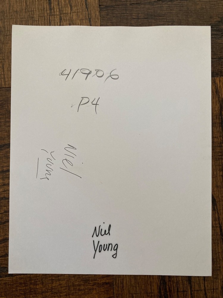 3 x Vintage Original 1990s Neil Young VH1 Center Stage Press Promo Photo