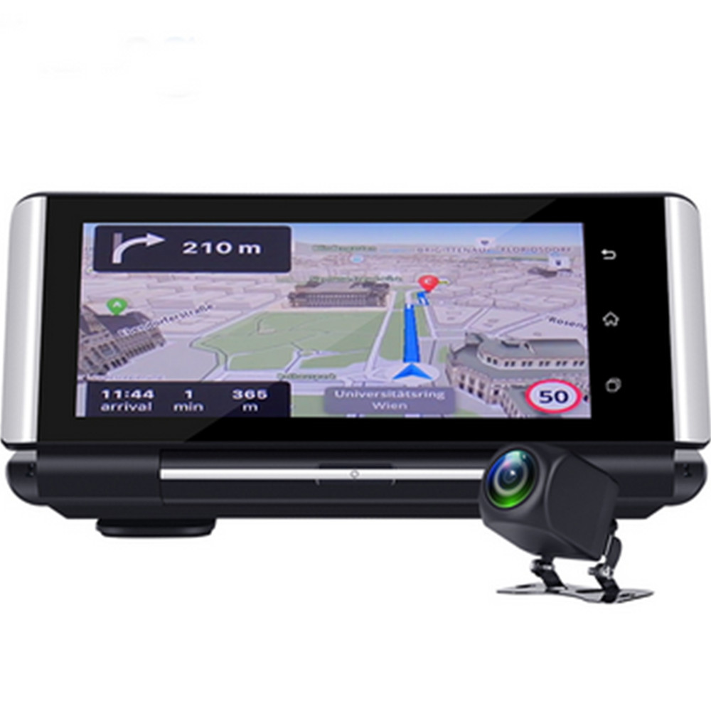 Dash Cam Car DVR Recorder Front Rear Camera Touch Screen GPS WIFI Android 5.1