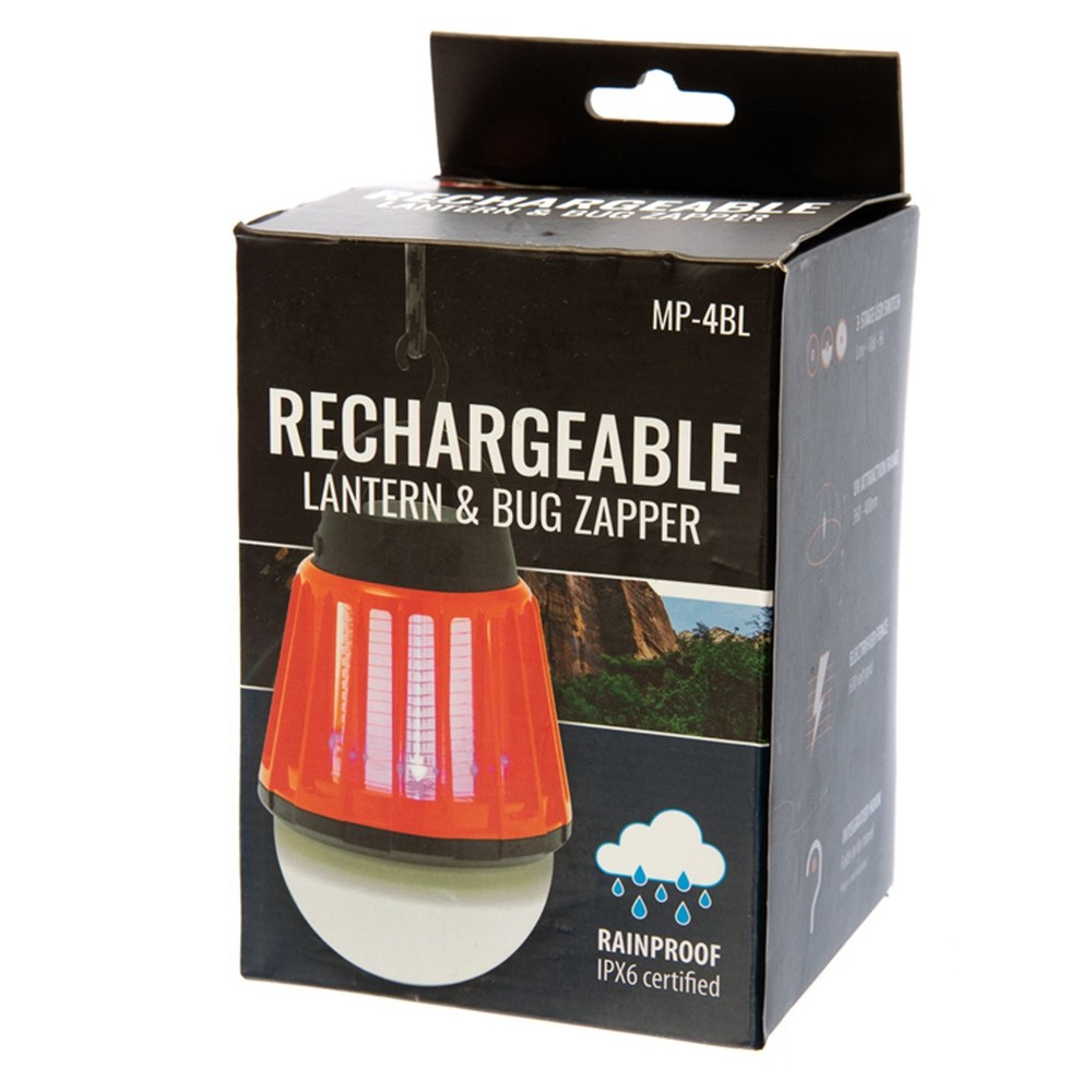 Water Proof Camping Rechargable 360 Degree Bug Zapper Lantern