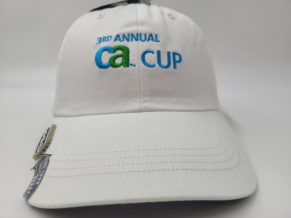 3rd Annual CA Cup Golf Tournament Invitational Ahead Strapback Hat Cap Men White