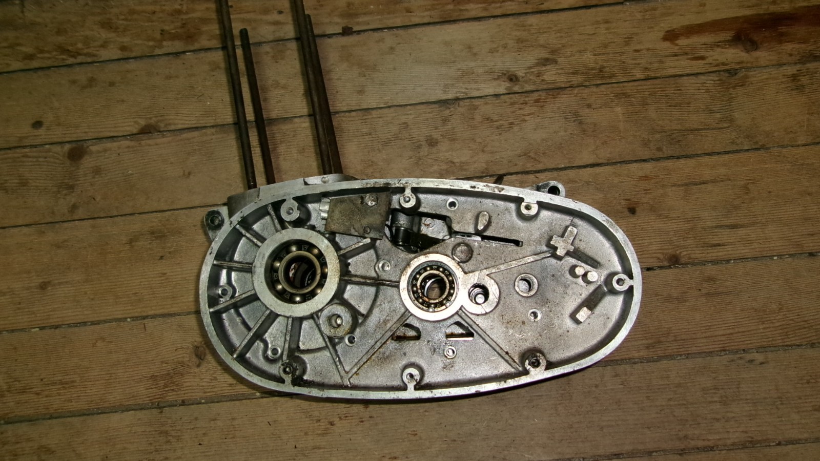 Maico Square barrel 400 engine case set T401XXX 1972