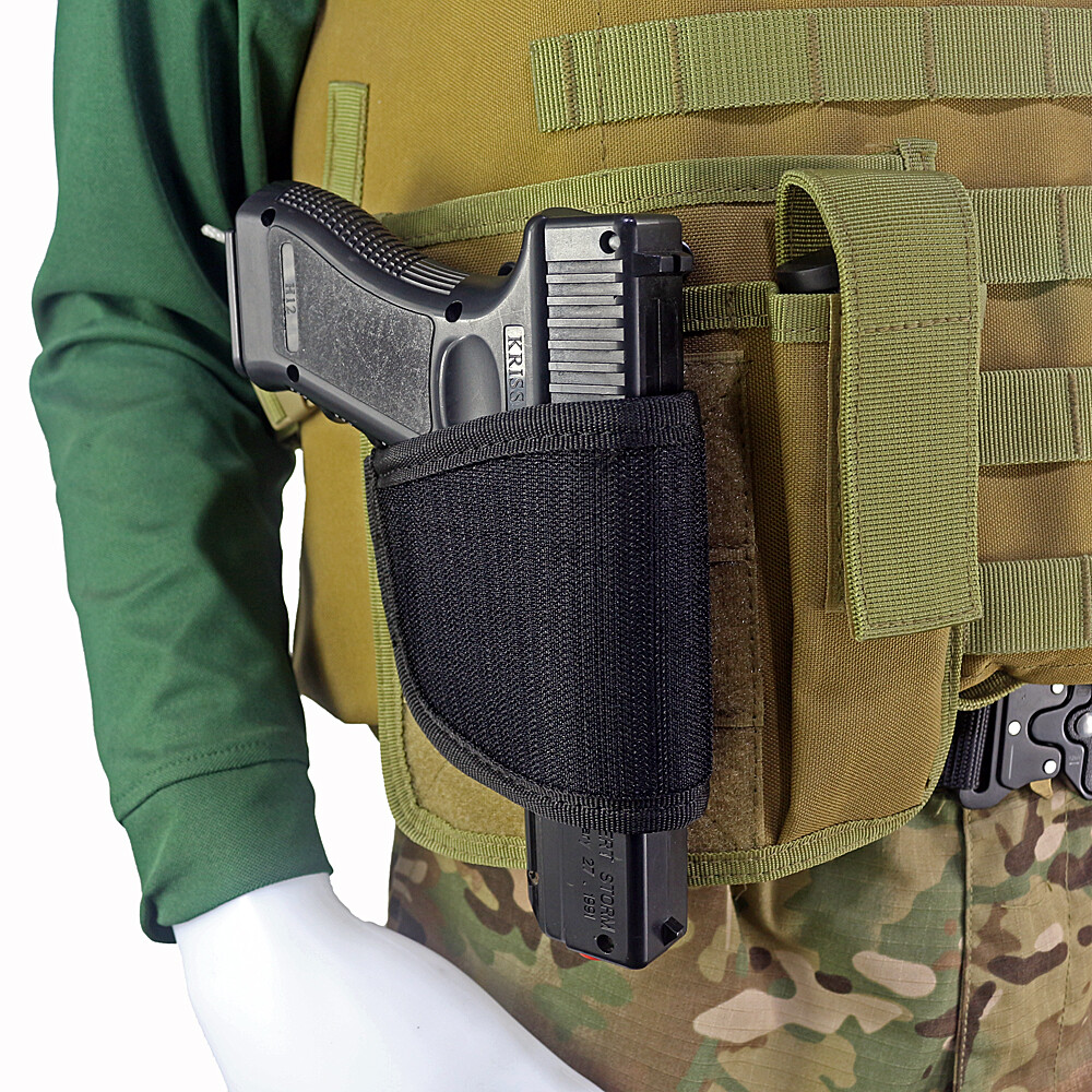 Universal Adjustable Pistol Holster Hook & Loop Concealed Carry CCW Gun Holster